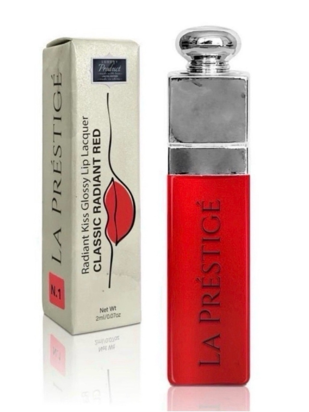 Predire La Préstige Radiant Kiss Glossy Lip Lacquer - Classic Radiant Red